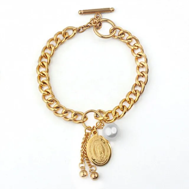 Virgin Mary Charms Bracelet