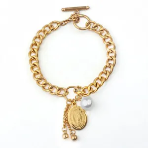 Virgin Mary Charms Bracelet