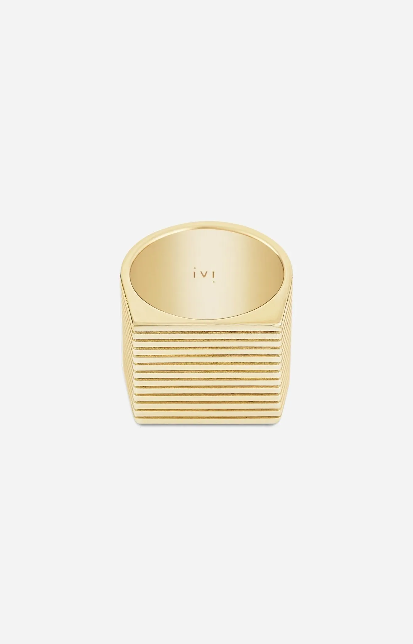 WIDE AURELIA SIGNET RING