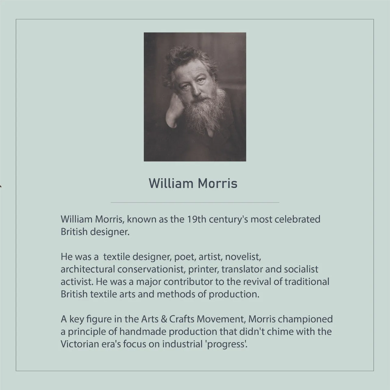William Morris - Stem Lilly Silver Dangling Earrings by Moha